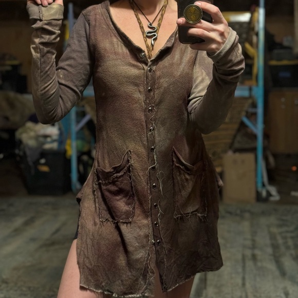 Crossfox Tops - CrossFox Limited edition flannel Migrant dress - Medium